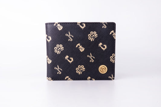 Elevate Your Style with the GEON Saffiano Solid Gold Wallet