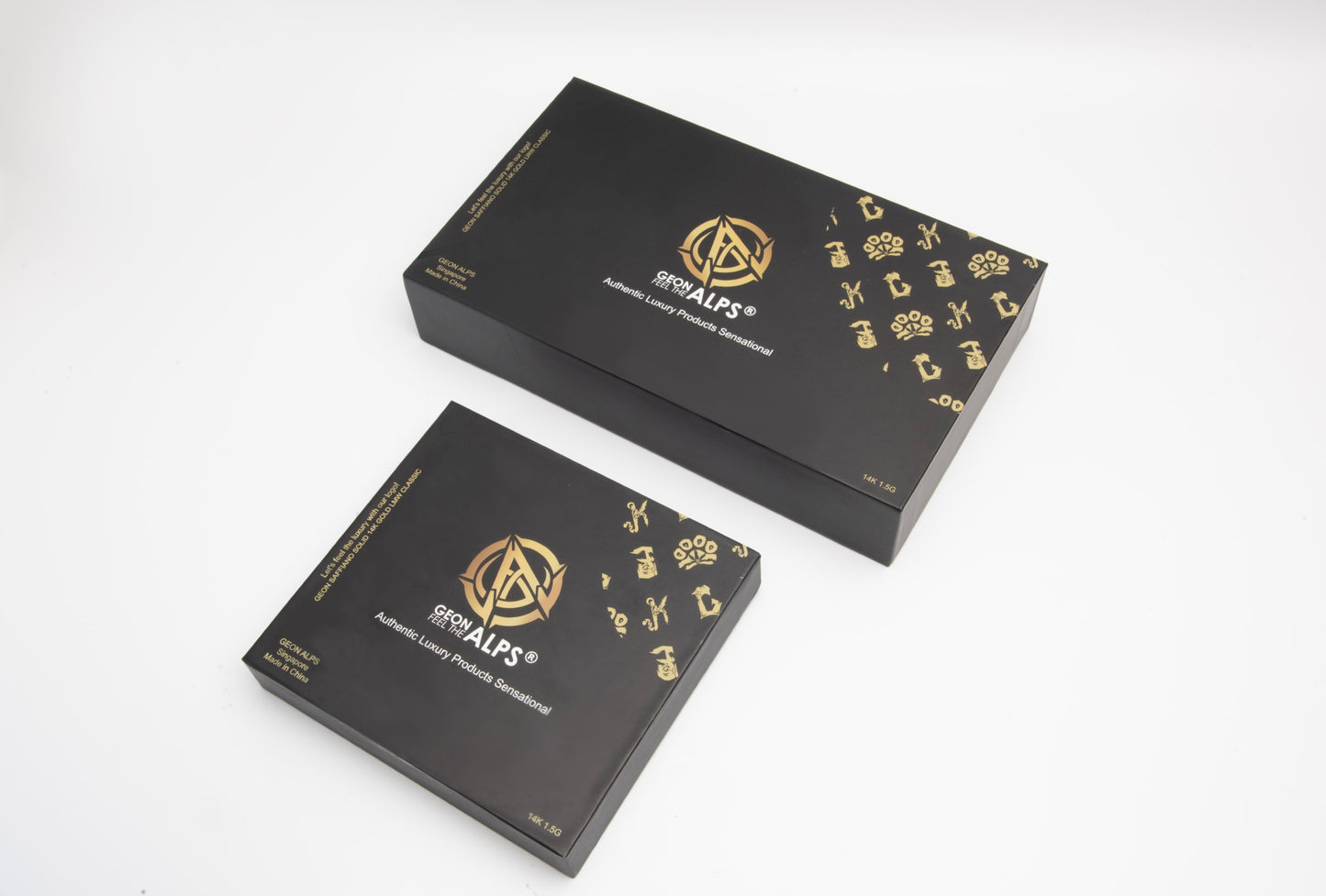 GEON SAFFIANO SOLID 14K GOLD LMW CLASSIC (In Stock)